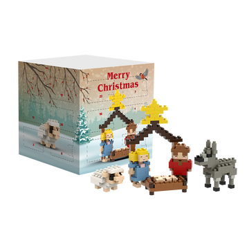 BRIXIES Adventskalender Krippe